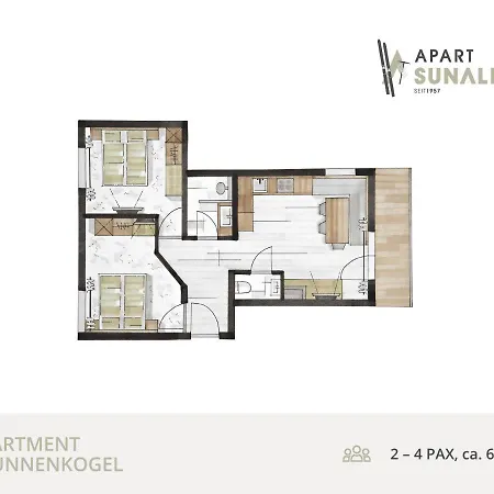 Apart Sunalpin Solden Exterior photo